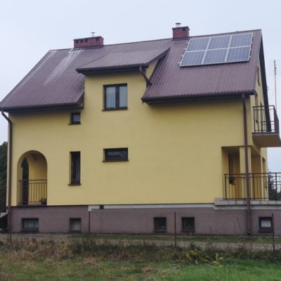 Marcinów, gm. Abramów - 3,36 kWp - strona zachodnia