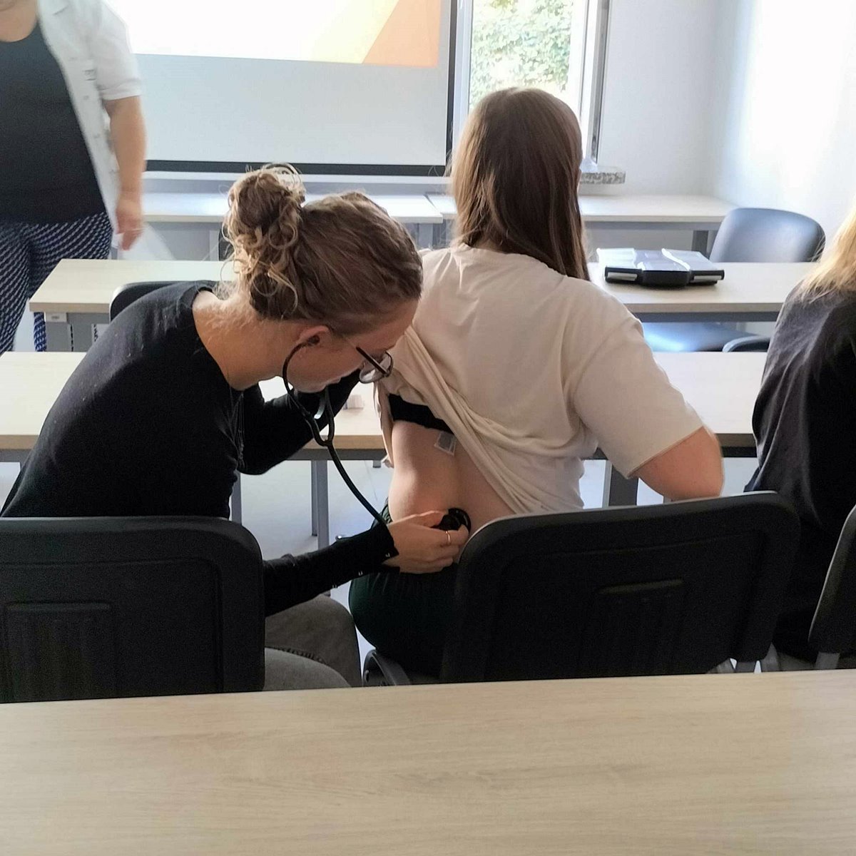 2023-09-21 Zajęcia warsztatowe na Uniwersytecie Medycznym i w Centrum Symulacji Medycznej