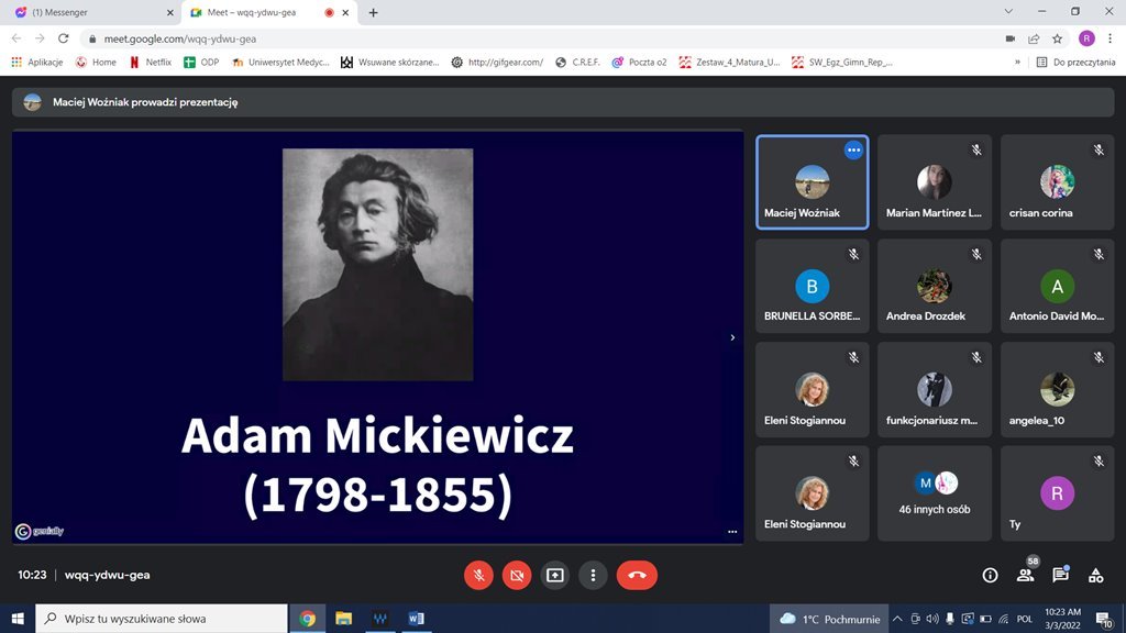 2022-03 Wirtualne spotkanie projektowe